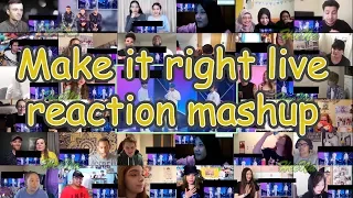 [BTS] make it right live｜reaction mashup