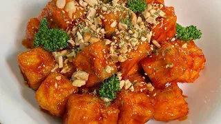 Korean Fried Tofu Recipe! | Dubu gangjeong | 바삭한 두부강정