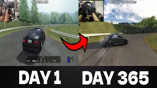 My 1 Year Sim Drifting Progression! Assetto Corsa G29 To T300RS GT Wheel Setup