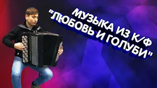 МУЗЫКА ИЗ К/Ф "ЛЮБОВЬ И ГОЛУБИ" КАВЕР НА БАЯНЕ!