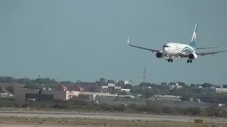 Muscat Airport, Oman. - Take off.