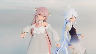 【Genshin Impact MMD】 Hu Tao and Fukalos【愛包ダンスホール】