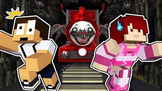 【人喰い列車が襲ってきた!?】超怖い列車が襲ってくる世界でサバイバル【まいくら・Minecraft】