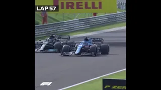 2021 Hungarian Grand Prix Hamilton and Alonso battle