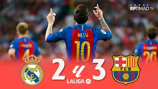 Real Madrid 2 x 3 Barcelona ● La Liga 16/17 Extended Goals & Highlights with Stadium Sound ᴴᴰ