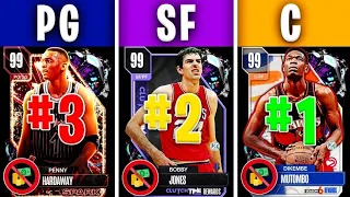 RANKING THE TOP 5 BEST NON-GAMBLING CARDS AT EACH POSITION IN NBA 2K24 MyTEAM!!