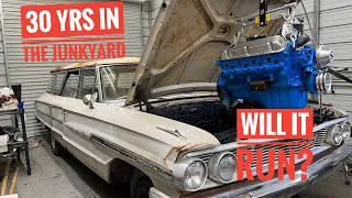 Stick Shift Wagon Engine Swap! Will it Run after 30 years parked?