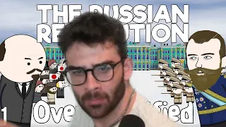 Hasanabi Reacts To The Russian Revolution - OverSimplified (Part 1)