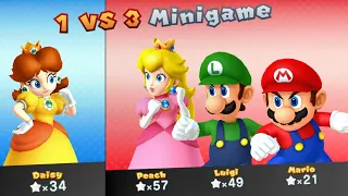 Mario Party 10 - Peach vs Mario vs Luigi vs Daisy - Haunted Trail