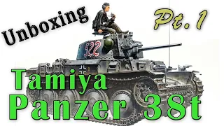 Tamiya 1/35 Panzer 38t Unboxing