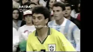 Diego Maradona en Futbol 5: Argentina vs Brasil - Segundo Tiempo (1994) DiFilm