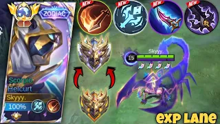 HELCURT BEST GUIDE TO RANK UP FASTER IN EXP LANE!!🔥( BEST BUILD 2024 ) MLBB