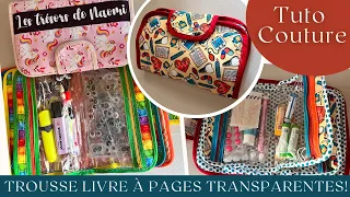 Tuto Couture [ la Trousse Livre] Tuto spécial rentrée scolaire