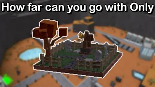 How far can you go with Only Graveyard? | Roblox Tower Battles