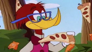 Free pizza! | Woody Woodpecker