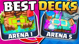 BEST DECKS for Arena 1-5 in Clash Royale (May 2021)