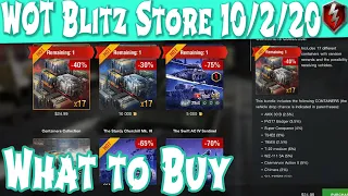 What to Buy WOT Blitz Stores 10/02/2020 | Littlefinger on World of Tanks Blitz
