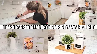 IDEAS COMO RENOVAR Y ORGANIZAR UNA COCINA PEQUEÑA  (SIN OBRAS) #REFORMA EXPRESS - Monsor