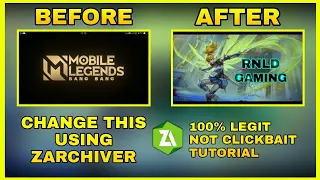 HOW TO CHANGE MLBB NEXT PROJECT LOGO | USING ZARCHIVER | TUTORIAL | RNLD GAMING