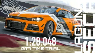 GT7 | Time Trial @ Laguna Seca | Volkswagen Scirocco ￼Gr.4 | 1:28.048 | Gold Time