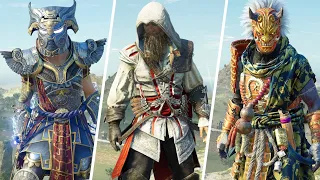 Assassin's Creed Valhalla - ALL 87 Armor Sets Showcase (AC Valhalla & All DLC)