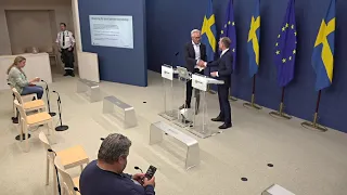 Socialminister Jakob Forssmed presenterar utredare för stärkt beredskap inför framtida pandemier