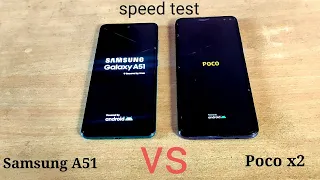 Samsung A51 VS Poco X2 Speed Test 😱🔥