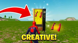 How To Get Spider-Man Mythic Web Shooters in Your Creative Island Fortnite!