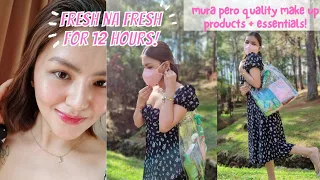 GRWM: FRESH KA FOR 12 HOURS OR MORE! MURA + QUALITY MAKE UP & ESSENTIALS FROM SHOPEE!