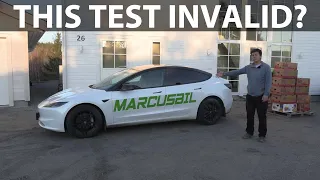 Tesla Model 3 Highland banana box test