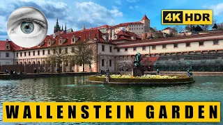 4K Prague walk - Wallenstein Garden (Valdštejnská zahrada) - Czech Republic 🇨🇿 HDR ASMR