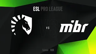 Liquid vs MIBR -  ESL Pro League Season 9 Finals - bo3 - map1 - de_mirage [TheCraggy & Eiritel]