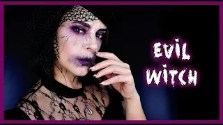 Easy evil witch makeup tutorial for Halloween  | Silvia Quiros