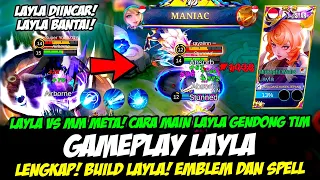 BARU❗ CARA MAIN LAYLA UNTUK PEMULA❗ BUILD LAYLA TERSAKIT 2023❗TUTORIAL GAMEPLAY LAYLA MOBILE LEGENDS