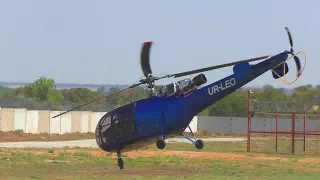 Startup & Takeoff of Alouette M III Helicopter (SA 316B)