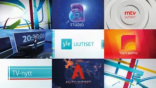 Finnish TV News Intros 2020 / Openings Compilation (HD)