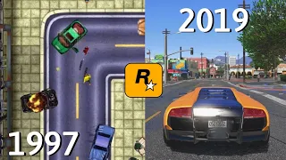 Evolução do Grand Theft Auto (1997-2019)