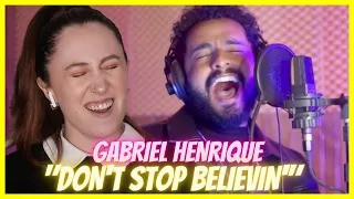 Gabriel Henrique "Don't Stop Believin' " |  Reaction Video