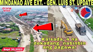 Mindanao ave Extension to Gen.Luis st. road project update|Sept30,2023|build3x| better more