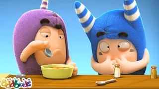 A Cheeky Nibble  | Oddbods - Food Adventures | Cartoons for Kids