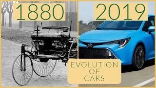 Evolution Of Cars 1880 - 2019