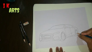 EASY AUDI A7 DRAWING