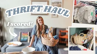 THRIFT HAUL: home, cottage decor, clothing, dishes, & more! 🤎