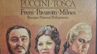 1978 Rec. Puccini Opera Tosca side 1 Luciano Pavarotti, Mirella Freni 푸치니 오페라 토스카 1면 루치아노 파바로티 LP