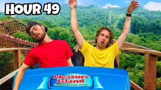 Going to 5 Amusement Parks in 50 Hours! (Day 2)