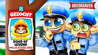 De Politie Zoekt MIJ In Brookhaven! (Roblox)