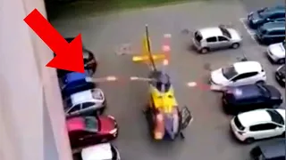 Helicopter Nearly HITS Cars - Daily dose of aviation