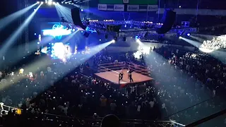 WWE LIVE in Manila Roman Reigns spears Sami Zayn