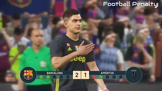 PES 2019 | Barcelona vs Juventus | UEFA Champions League Final | Penalty Shootout | Gameplay PC