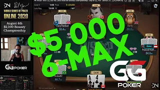 WSOP 2020 Online $5,000 NL 6-Max Championship